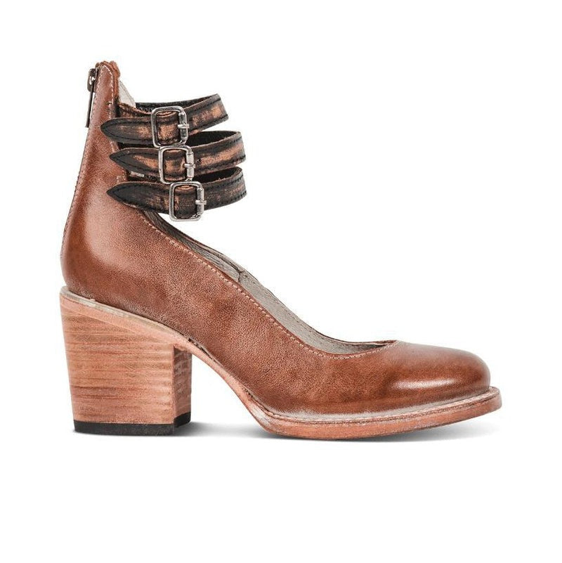 Michèle | Bottines Élégantes Cuir à Talon