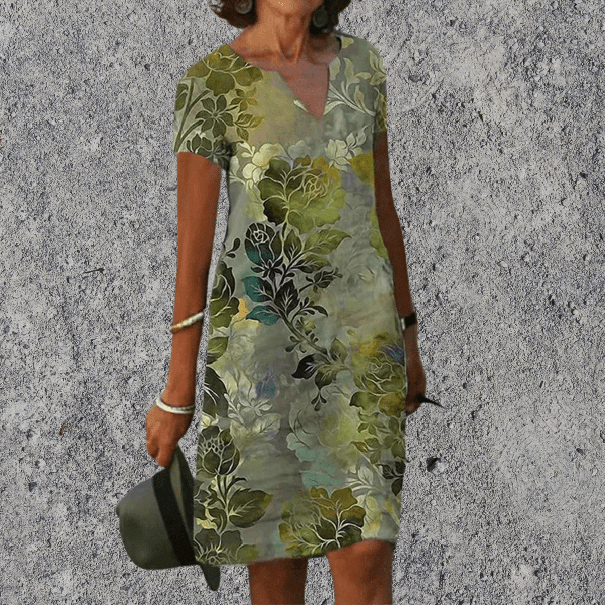 Zara - Robe D'été Élégante À Imprimé Floral Femme