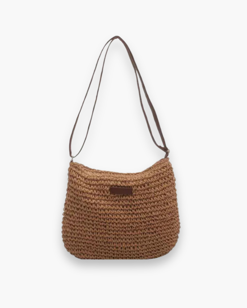 Sac à bandoulière élégant des femmes | Sac d'épaule tissé moderne 0