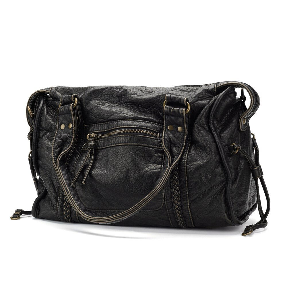 Marie - Sac Main Noir Femme