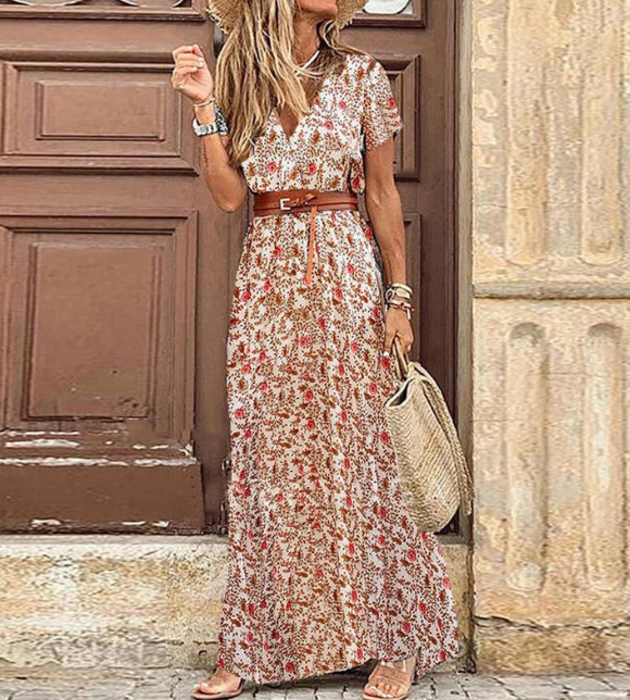 Camille - Robe Maxi Élégante