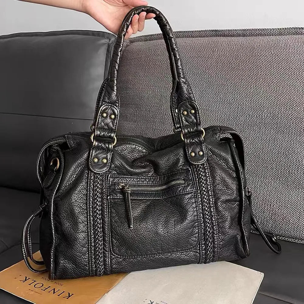 Marie - Sac Main Noir Femme