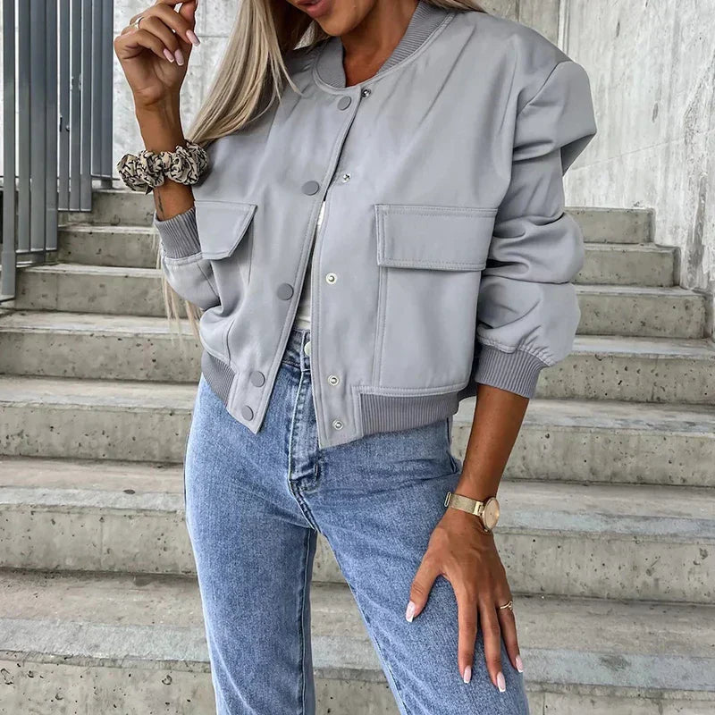 Elina - Veste bomber tendance femme