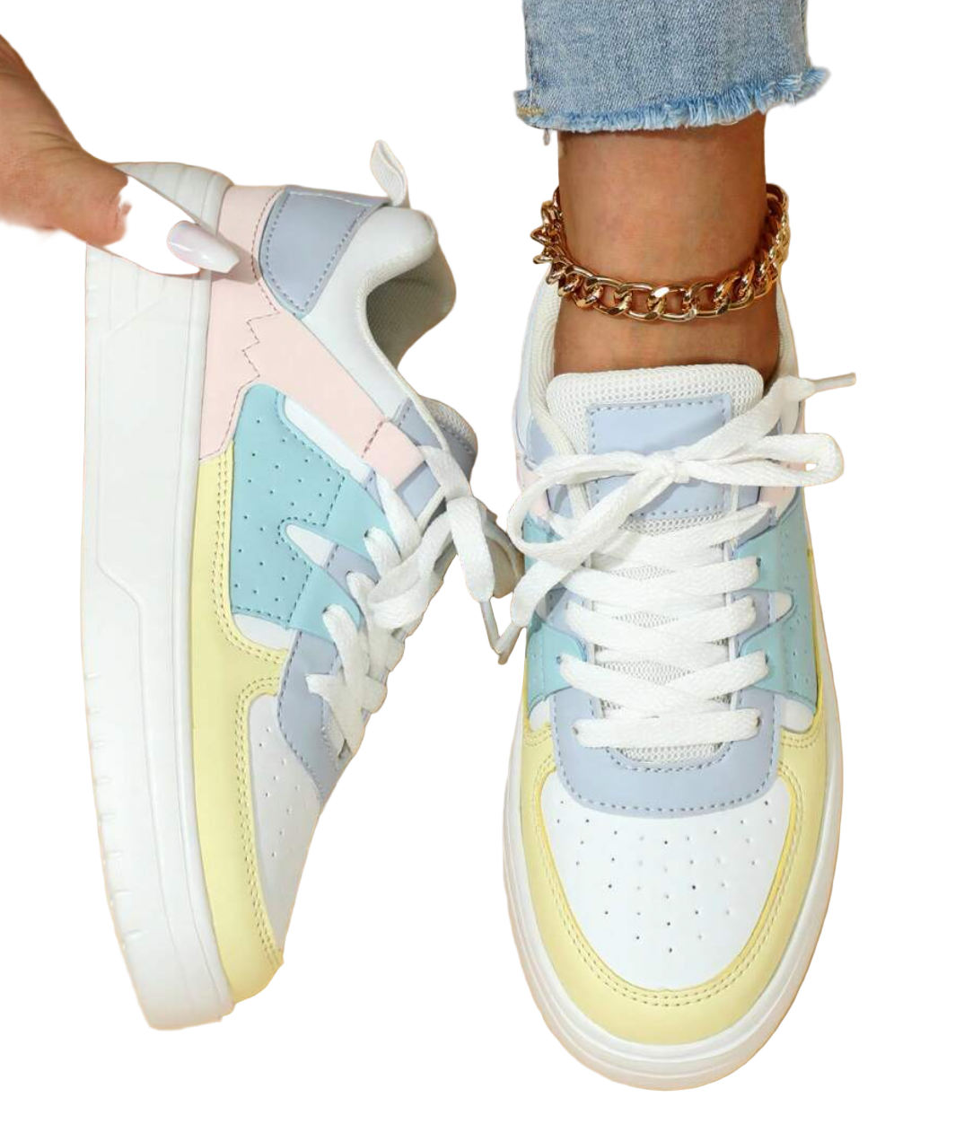Charlotte | Baskets Stylées à Plateforme