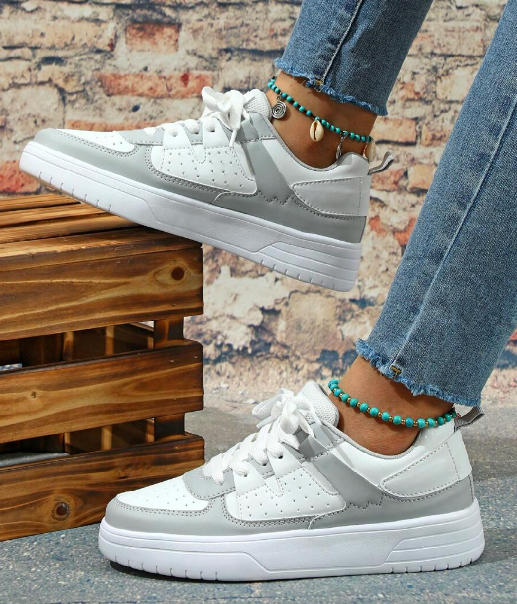 Charlotte | Baskets Stylées à Plateforme