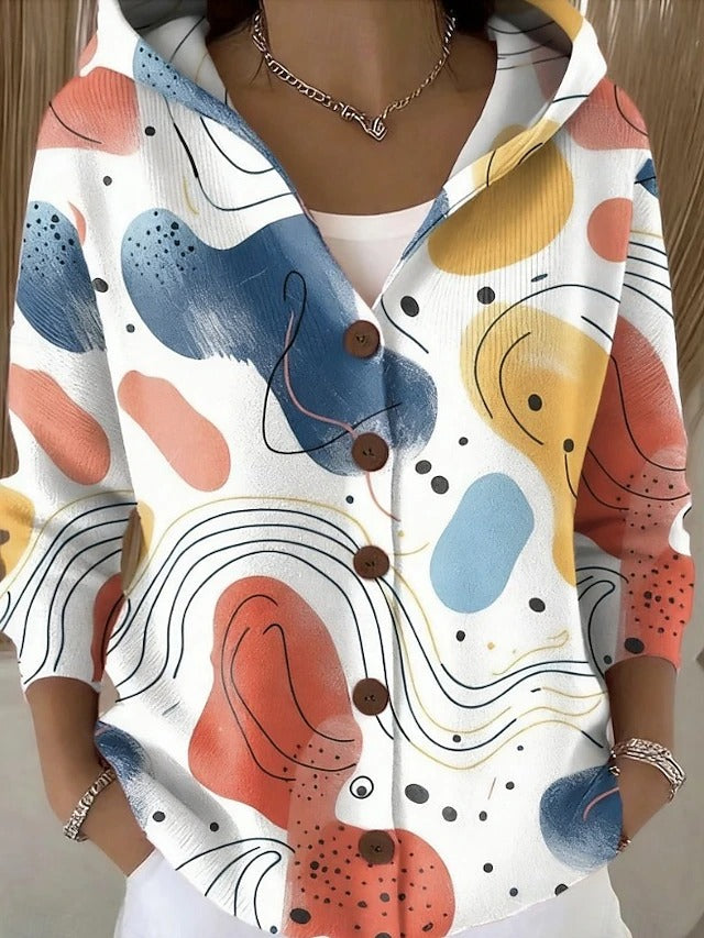 Priya - Gilet Féminin Bohème Fleuri