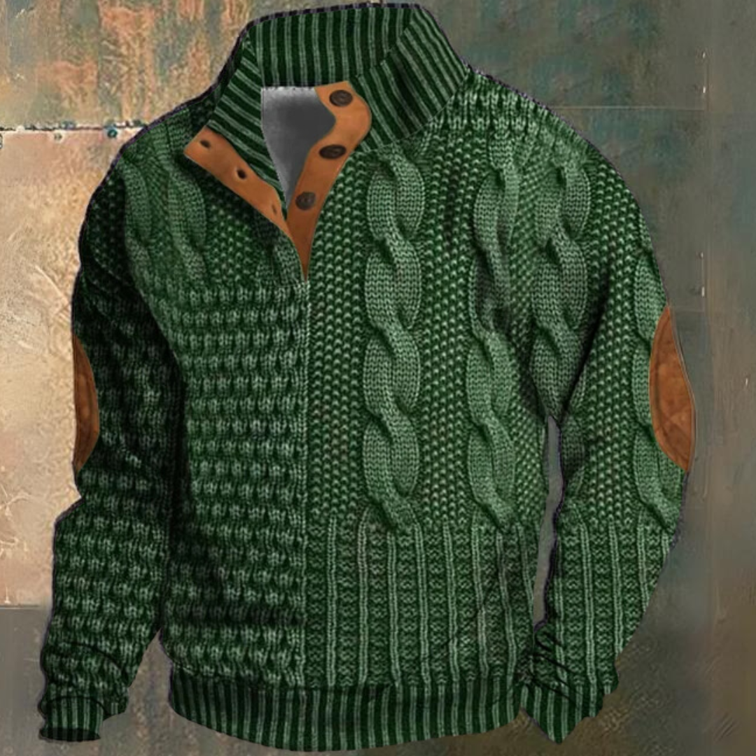 Franck | Pull Chic Torsadé Coudières