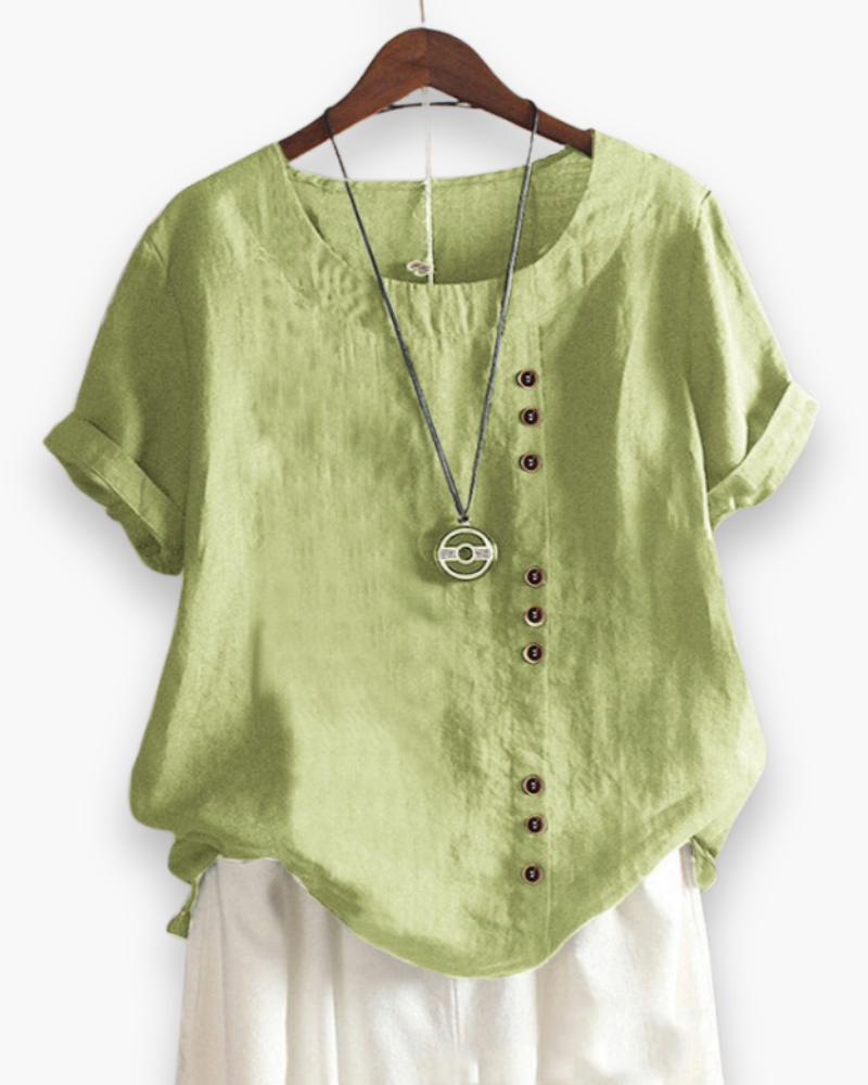 Top boutonné décontracté pour femme | Chic estival 6
