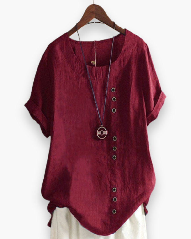 Top boutonné décontracté pour femme | Chic estival 7