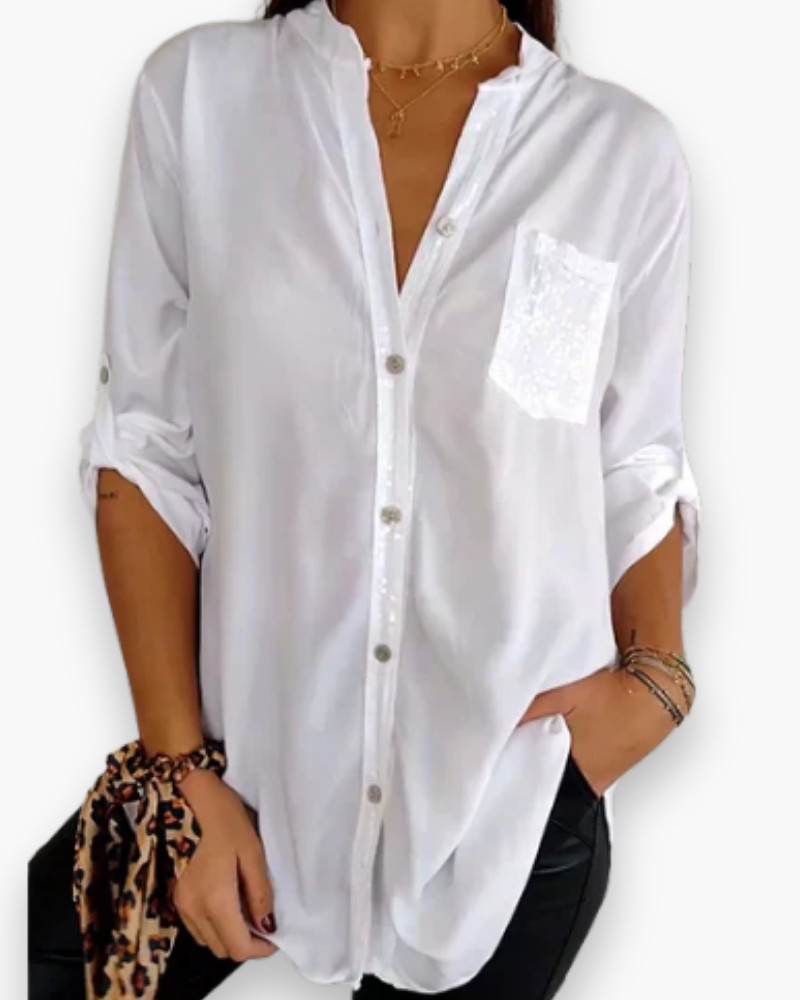 Top long à sequins femme | Look glamour 3