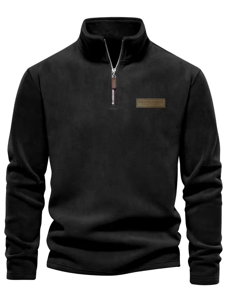 Marc - Pull Intemporel Col Montant Zippé