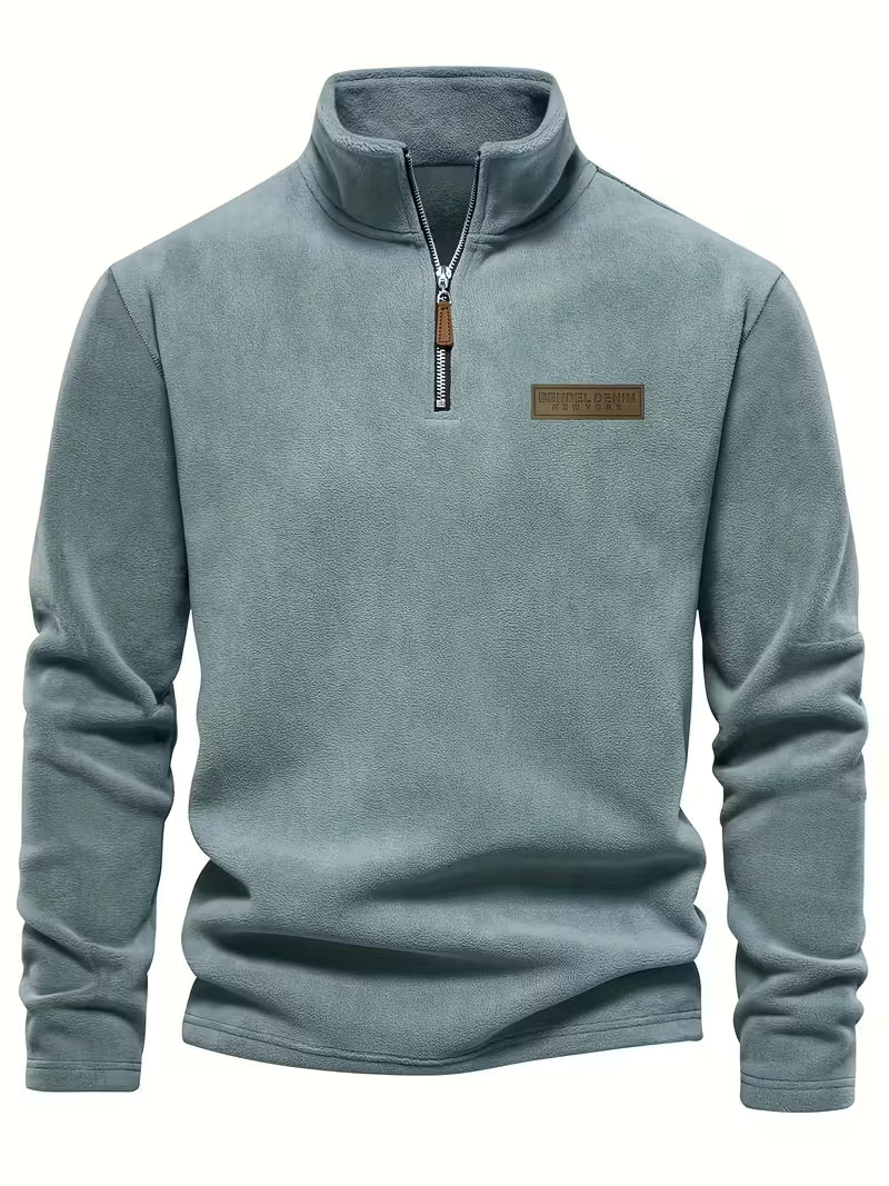 Marc - Pull Intemporel Col Montant Zippé