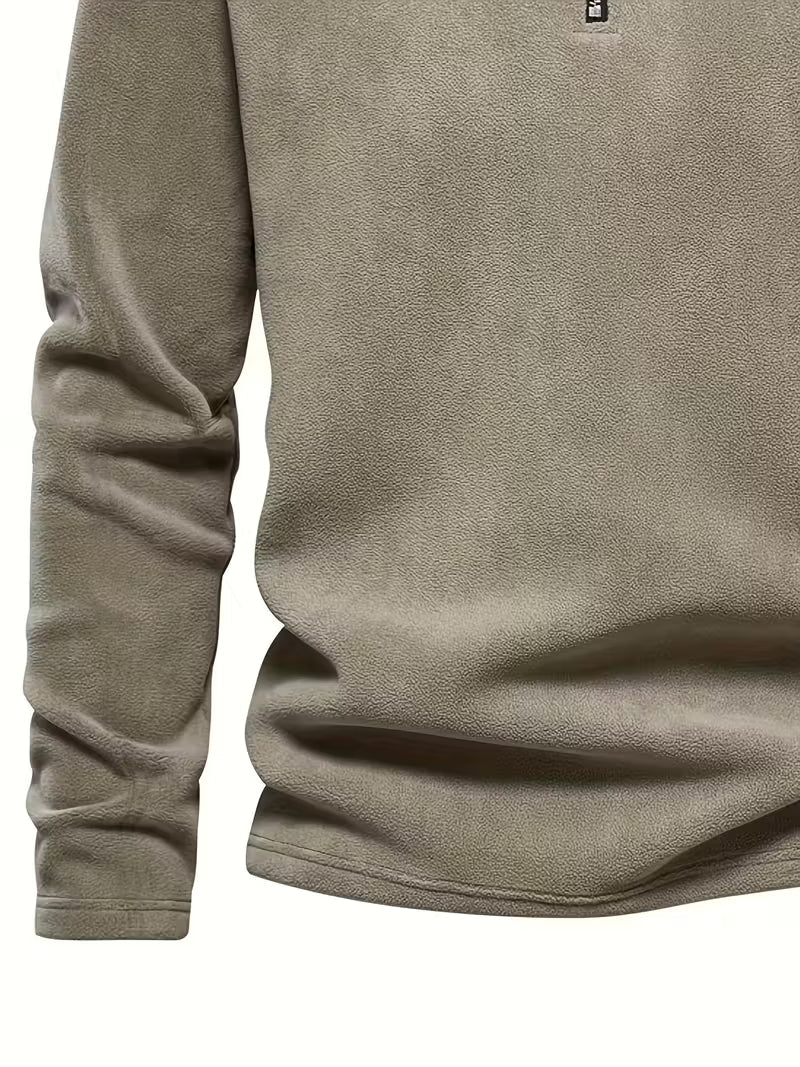 Marc - Pull Intemporel Col Montant Zippé