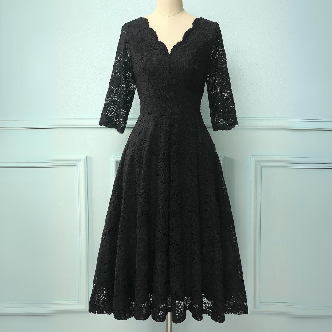 Angélique - Robe d'Été Légère Mi-Longue Imprimée Femme