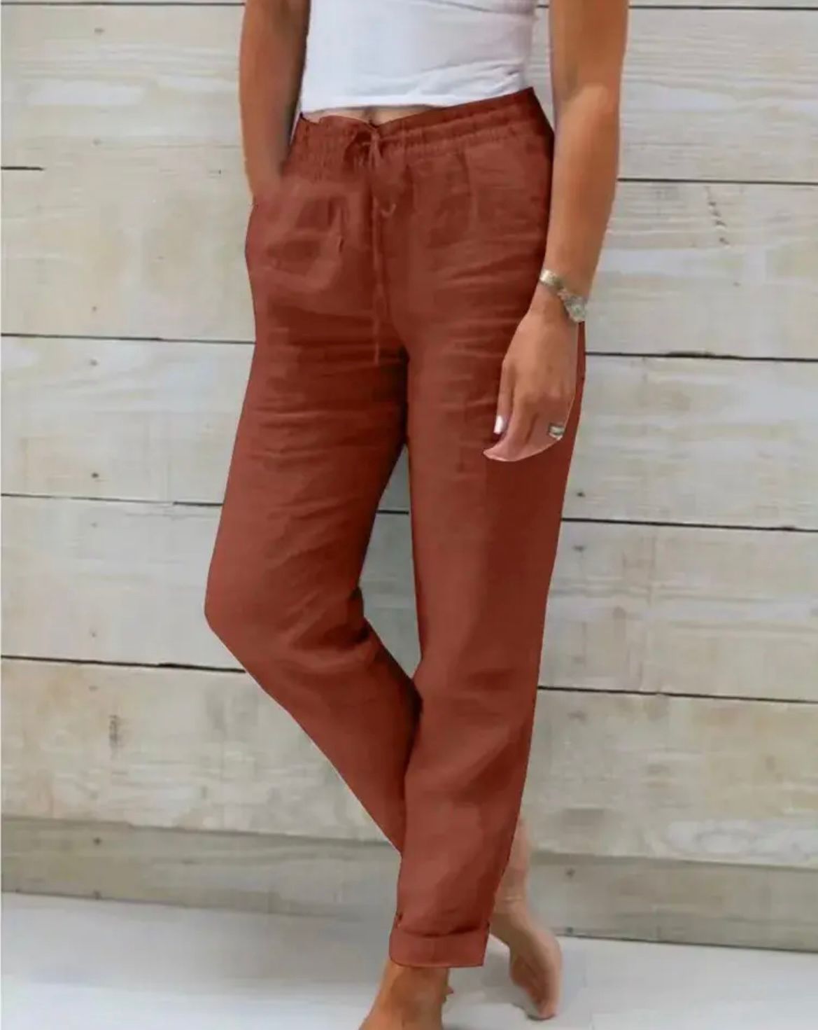 Caroline - Pantalon Large Fluide