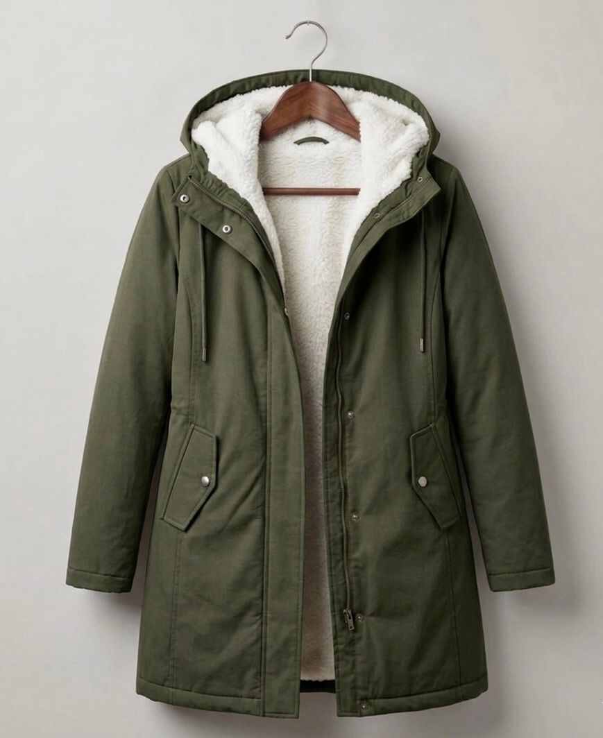 Michèle | Parka Élégante Chaude Doublée Polaire