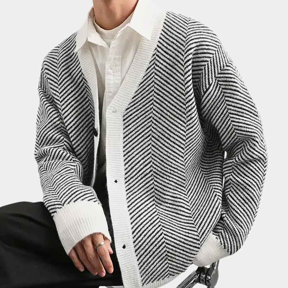 Thomas - Cardigan Décontracté Tricot Homme