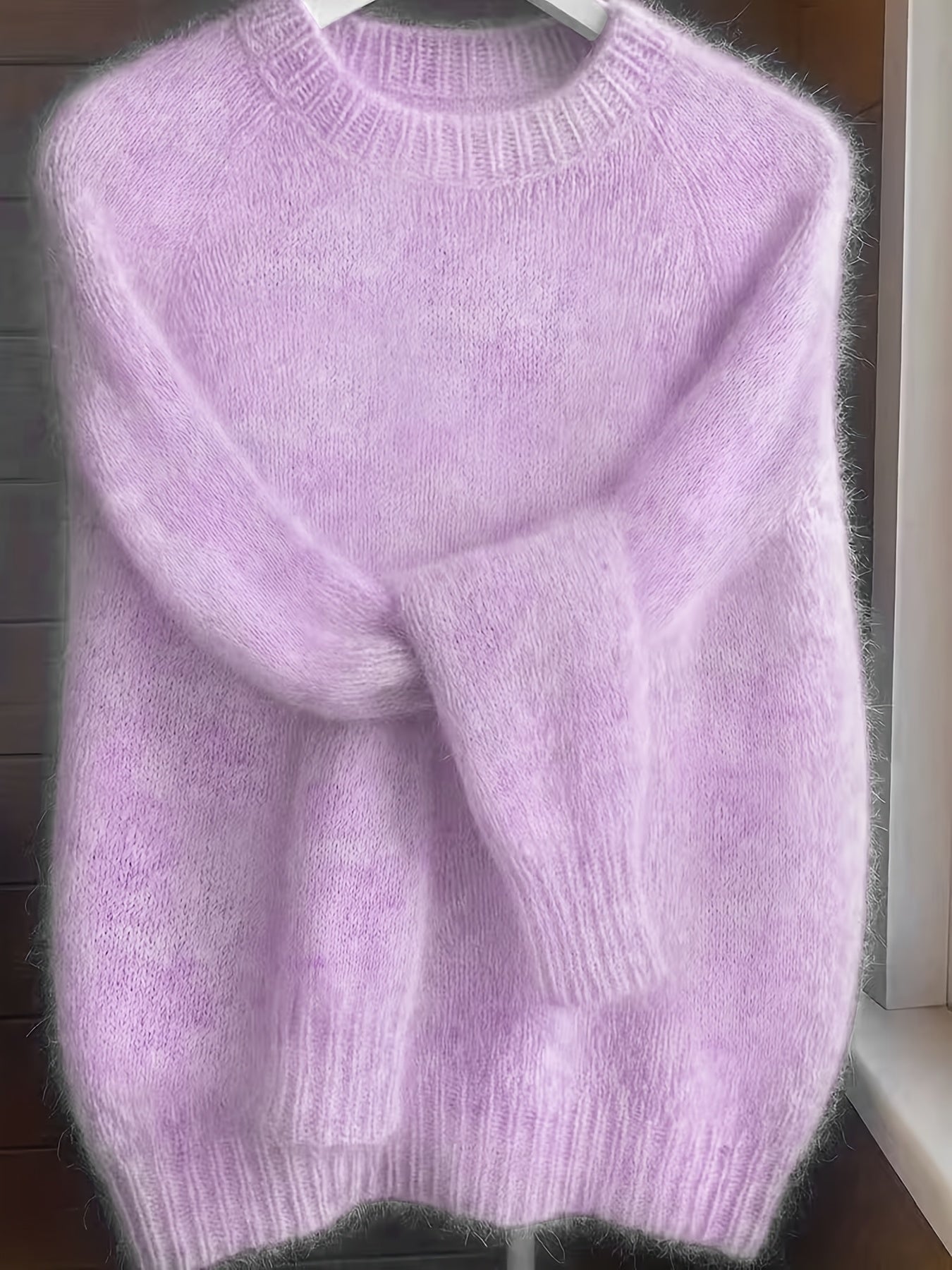 Marguerite - Pull Féminin Grosse Maille Col Rond