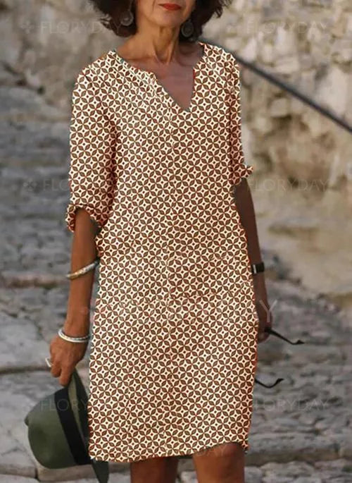 Sandrine - Robe Fluide D'Été