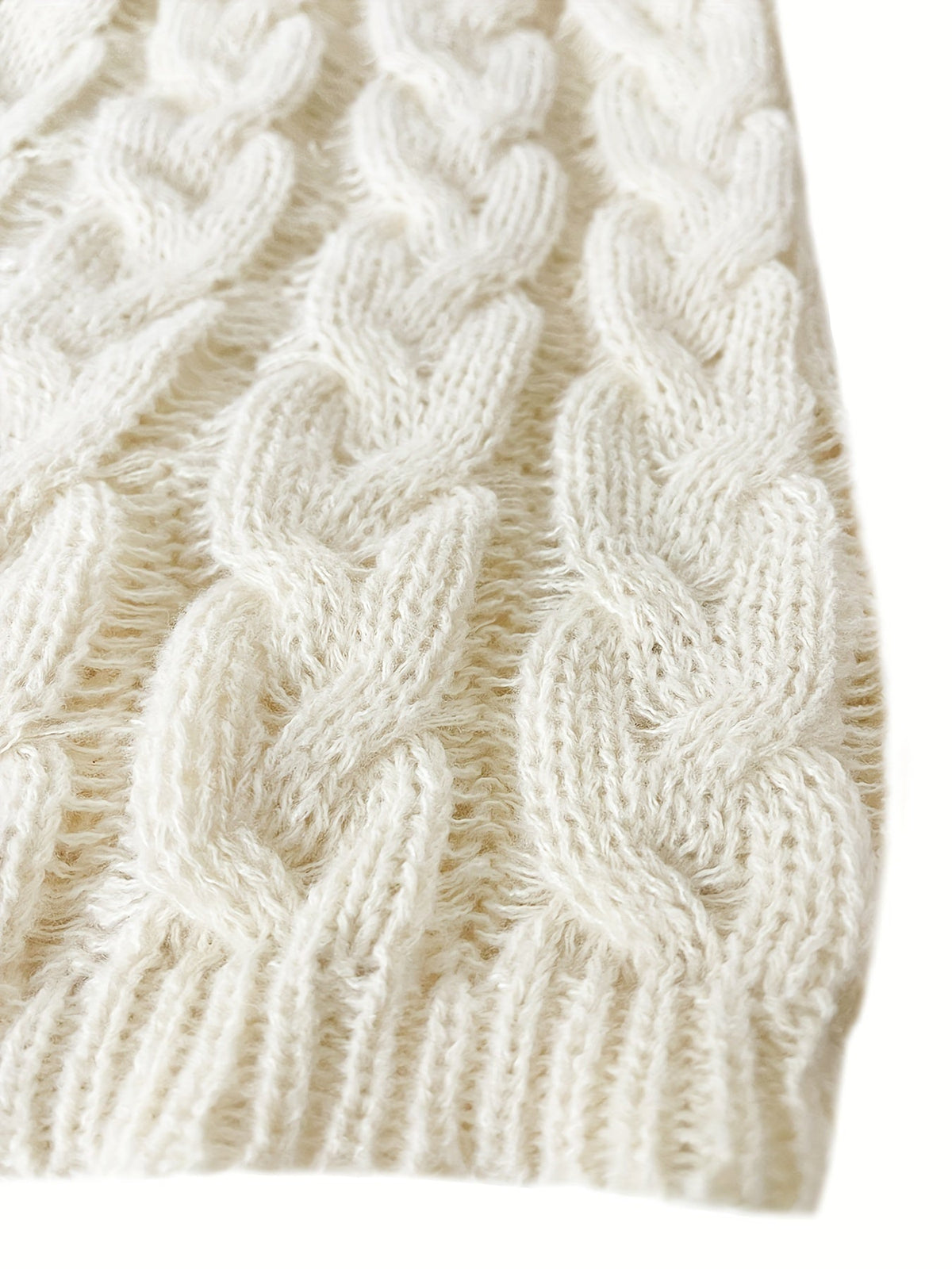 Sylvie - Pull Élégant Grosse Maille Col V
