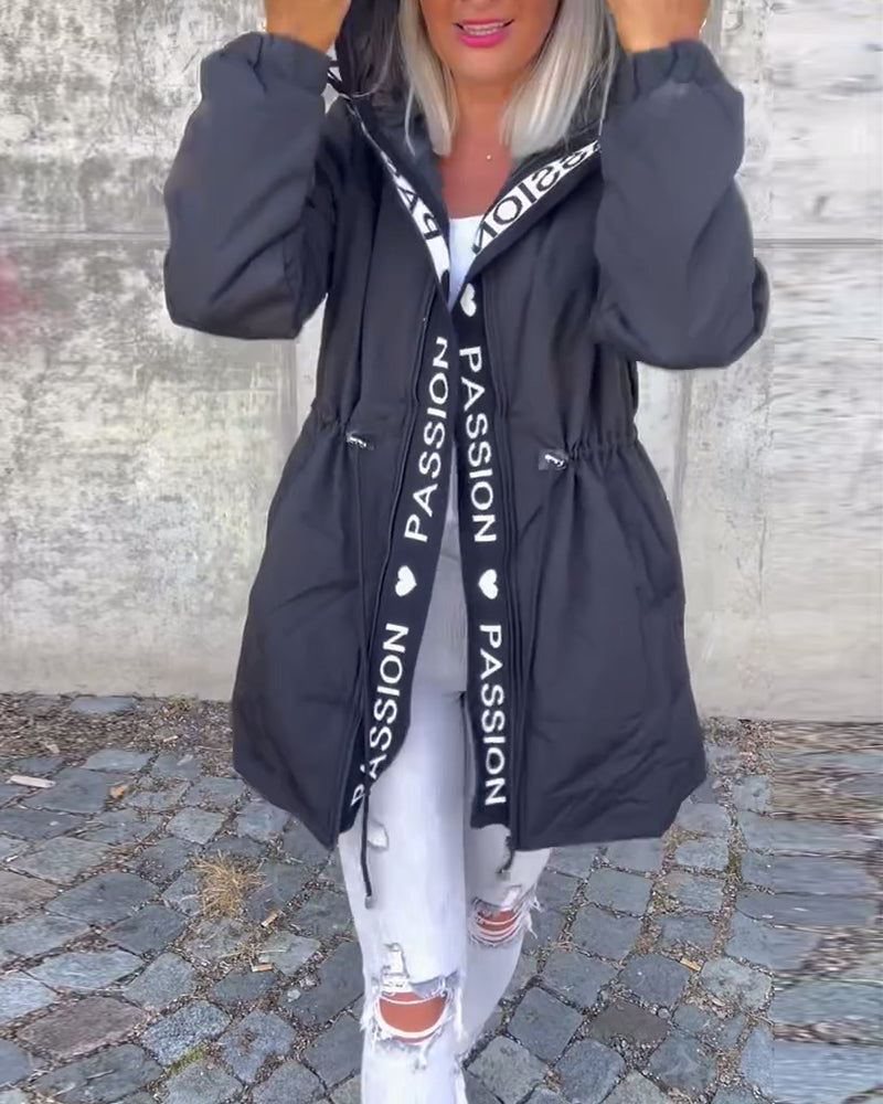 Élodie | Parka Chic Cintrée Longue