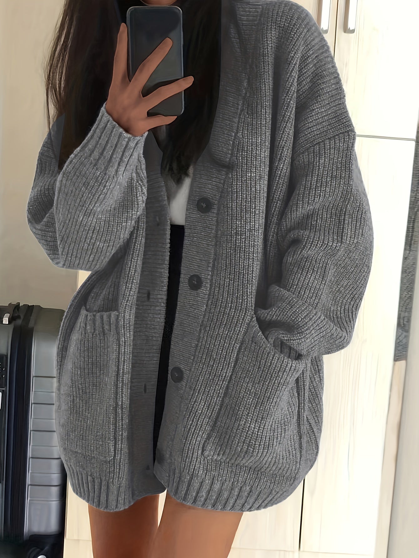 Chloé - Cardigan Chic Oversize Grosse Maille