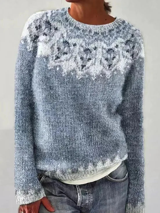 Karine - Pull Chic Vintage Rayé