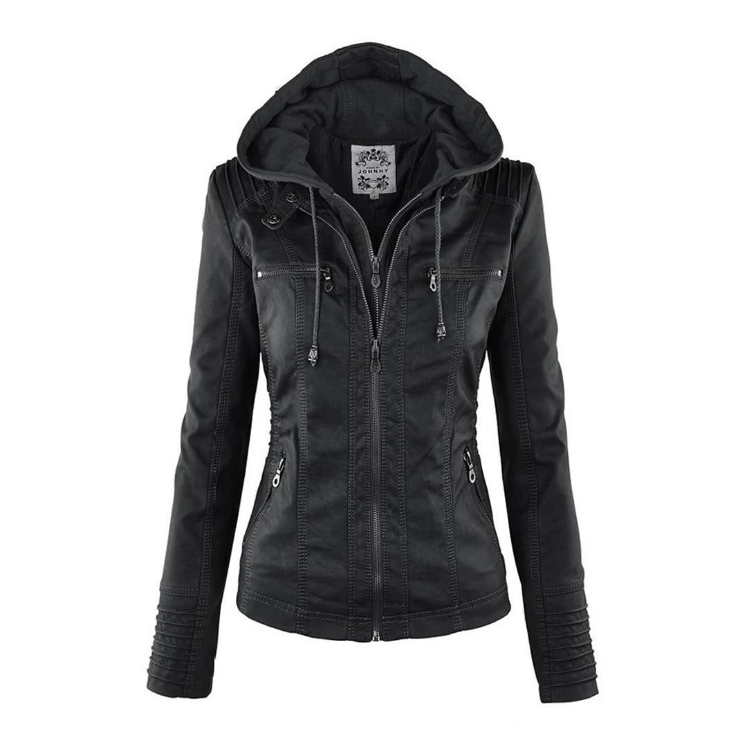 Nathalie - Veste Chic Simili Cuir