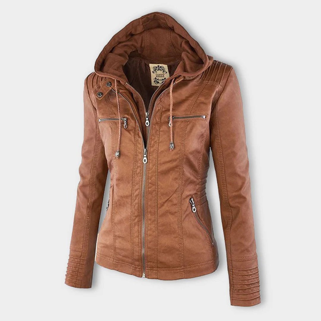 Nathalie - Veste Chic Simili Cuir