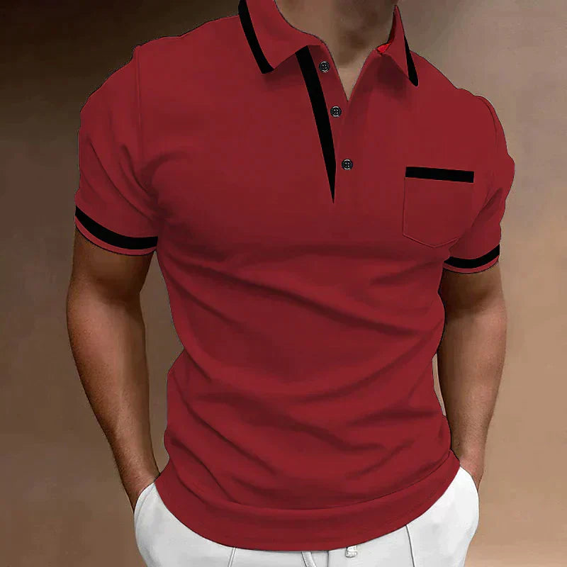 Jules - Polo Homme Manches Courtes Slim Fit Chic