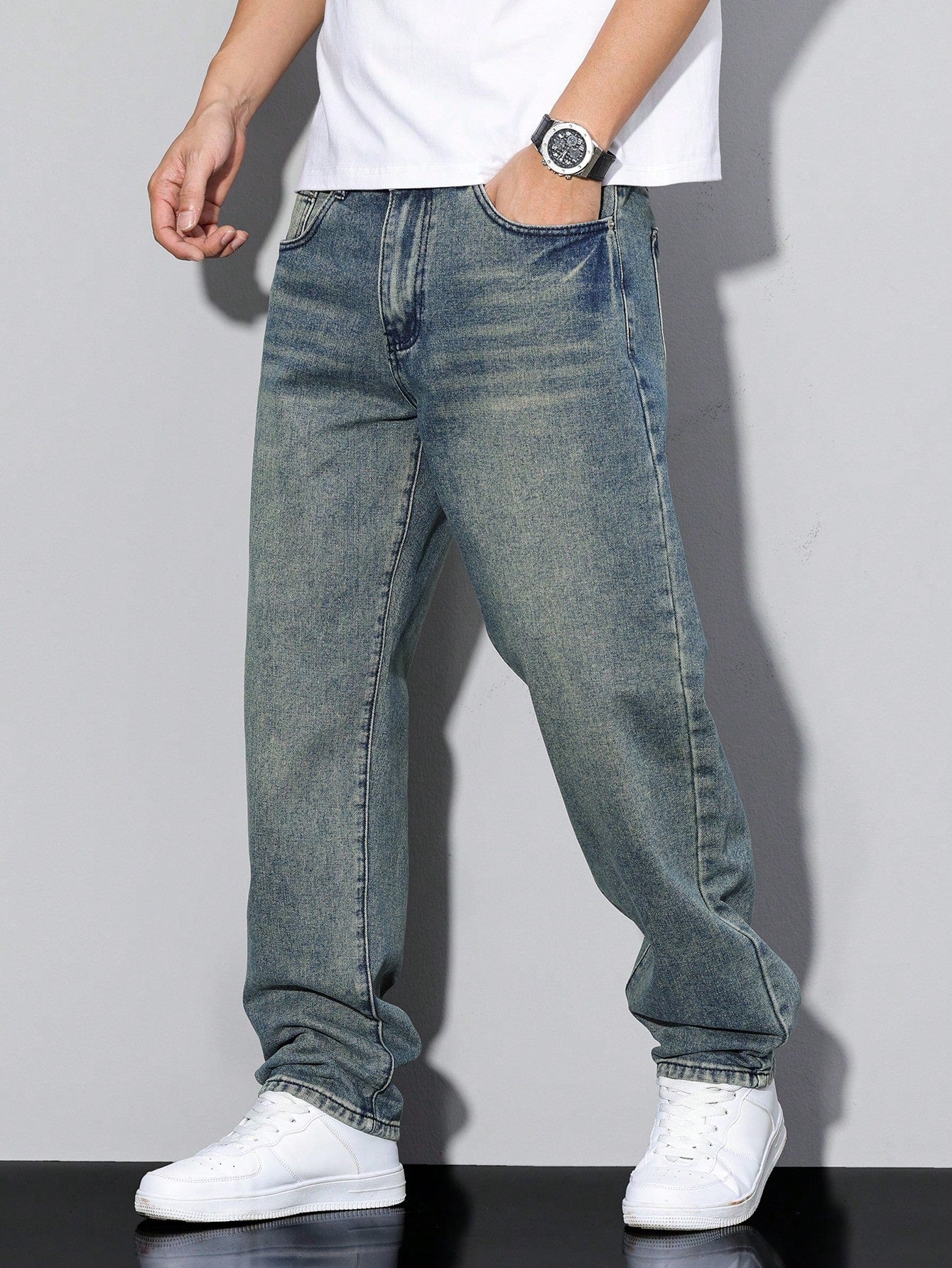Alejandro - Jean Baggy Confortable Homme