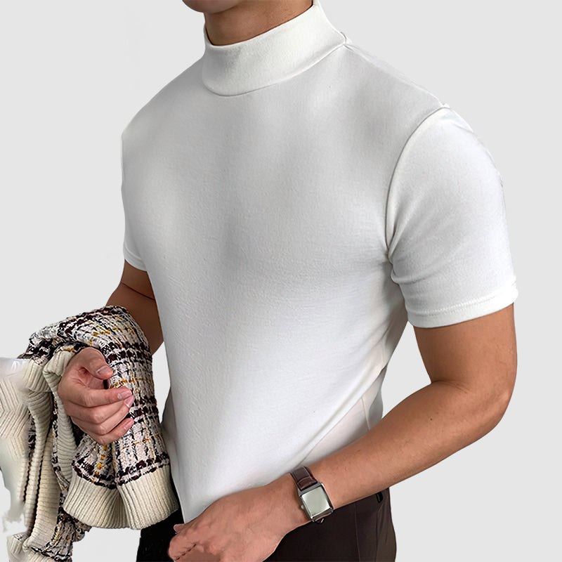 Adrian - T-Shirt Col Roulé Casual Homme