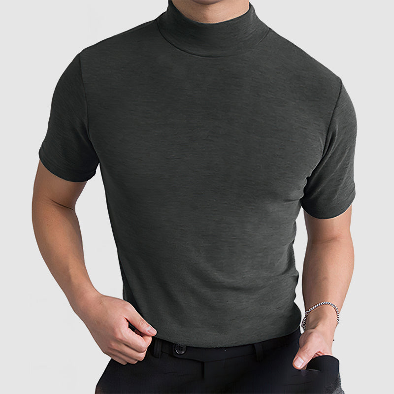Adrian - T-Shirt Col Roulé Casual Homme
