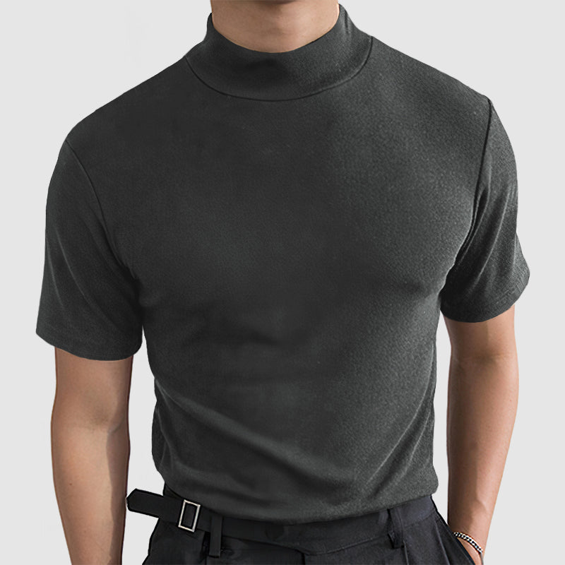Adrian - T-Shirt Col Roulé Casual Homme
