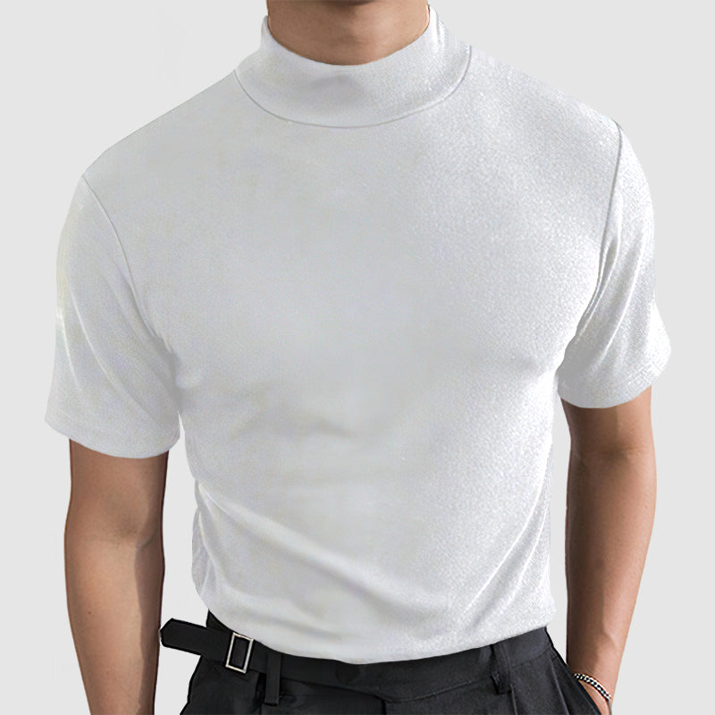 Adrian - T-Shirt Col Roulé Casual Homme