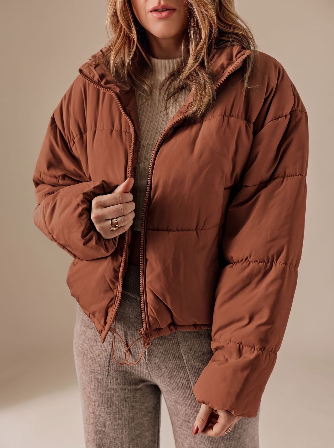 Camille - Doudoune Chic Oversize Courte