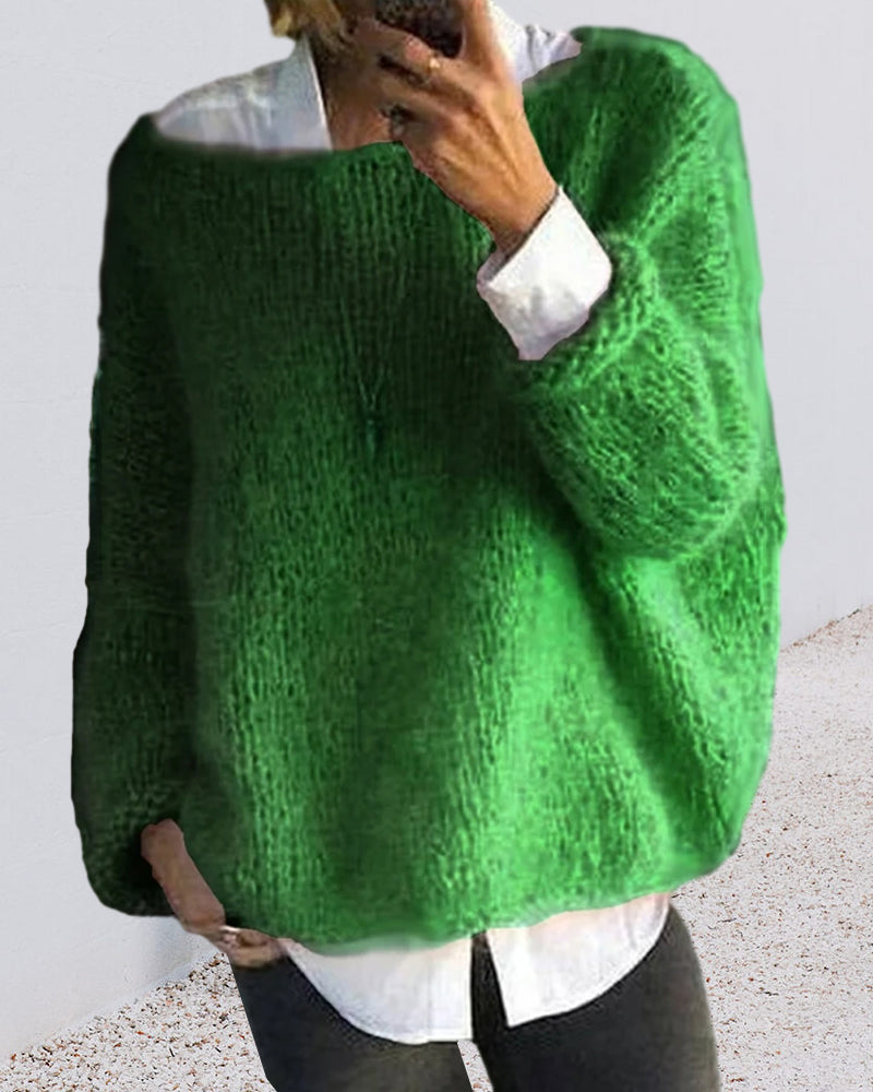 Caroline - Pull Flatteur Oversize Maille