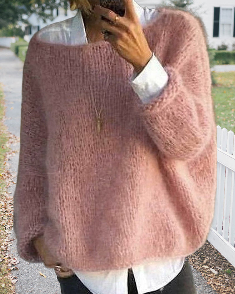 Caroline - Pull Flatteur Oversize Maille
