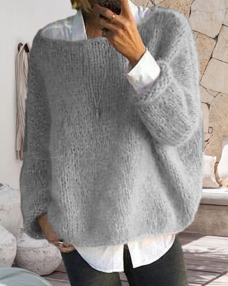Caroline - Pull Flatteur Oversize Maille