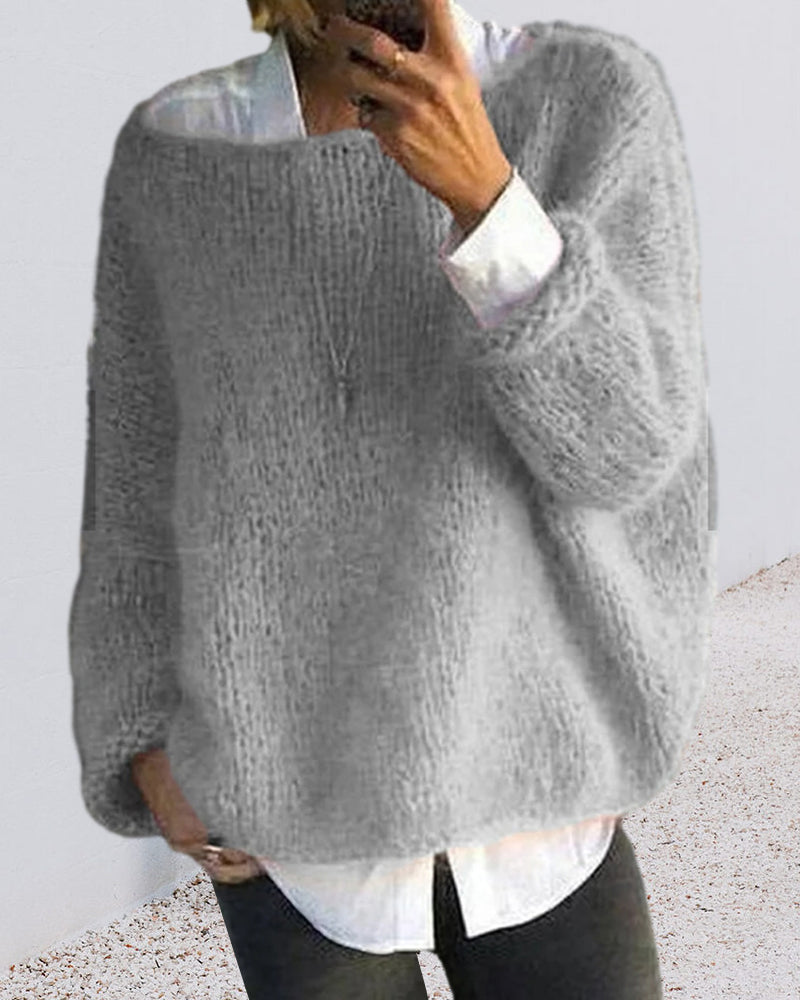 Caroline - Pull Flatteur Oversize Maille