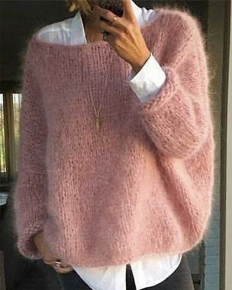 Caroline - Pull Flatteur Oversize Maille