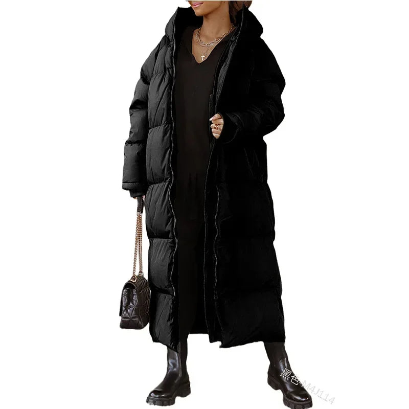 Amélie - Doudoune Chic Oversize à Capuche