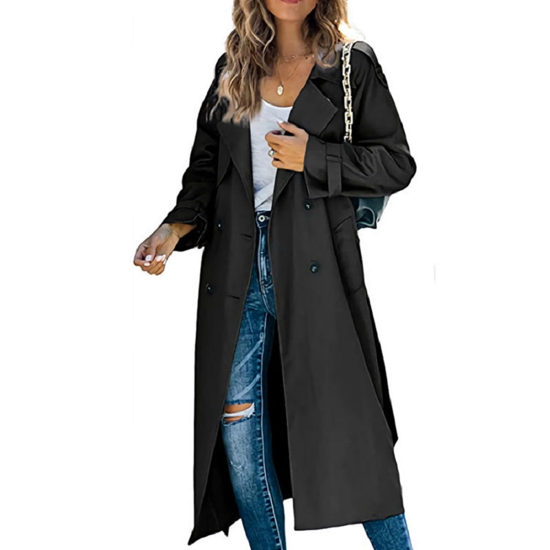 Lily - Trench Long Élégant Femme