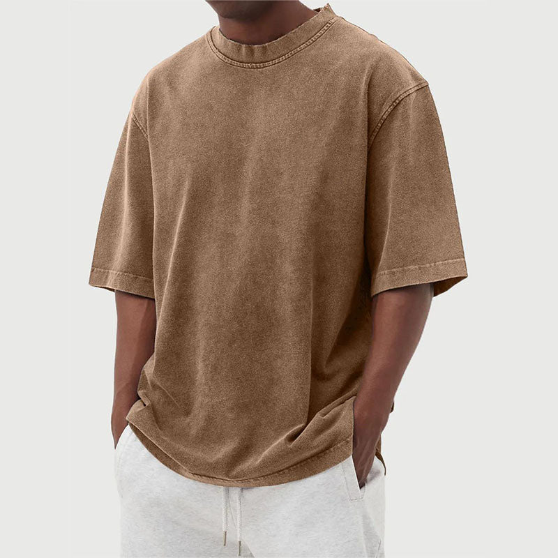 Frédéric - T-Shirt Vintage Délavé Oversize Homme