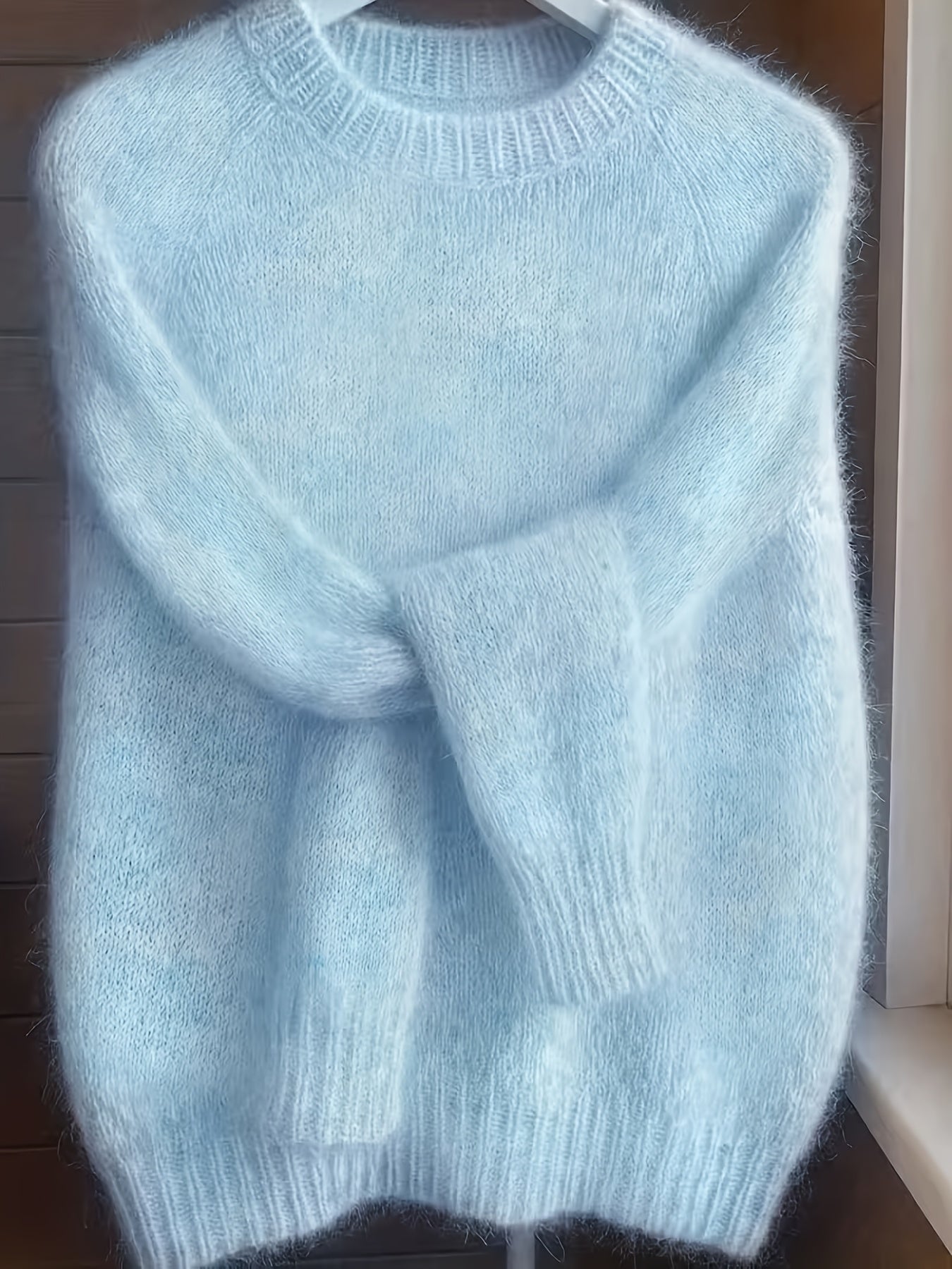 Marguerite - Pull Féminin Grosse Maille Col Rond