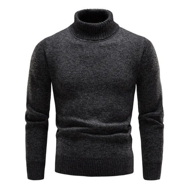 Léon - Pull Col Roulé Homme Chic Élégant
