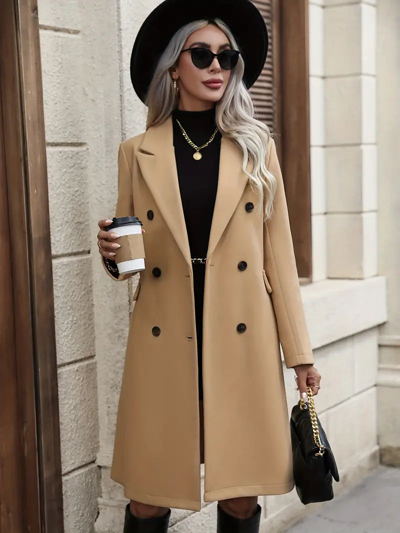 Amélie | Manteau Élégant Croisé Classique