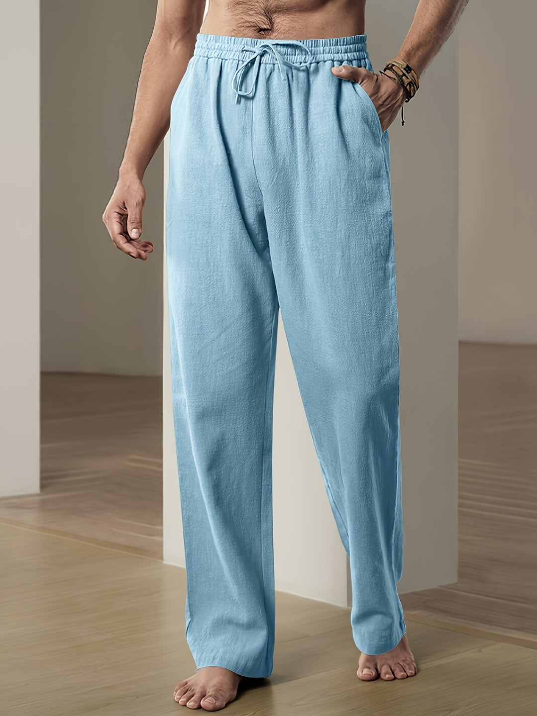 Vicente - Pantalon Lin Léger Homme