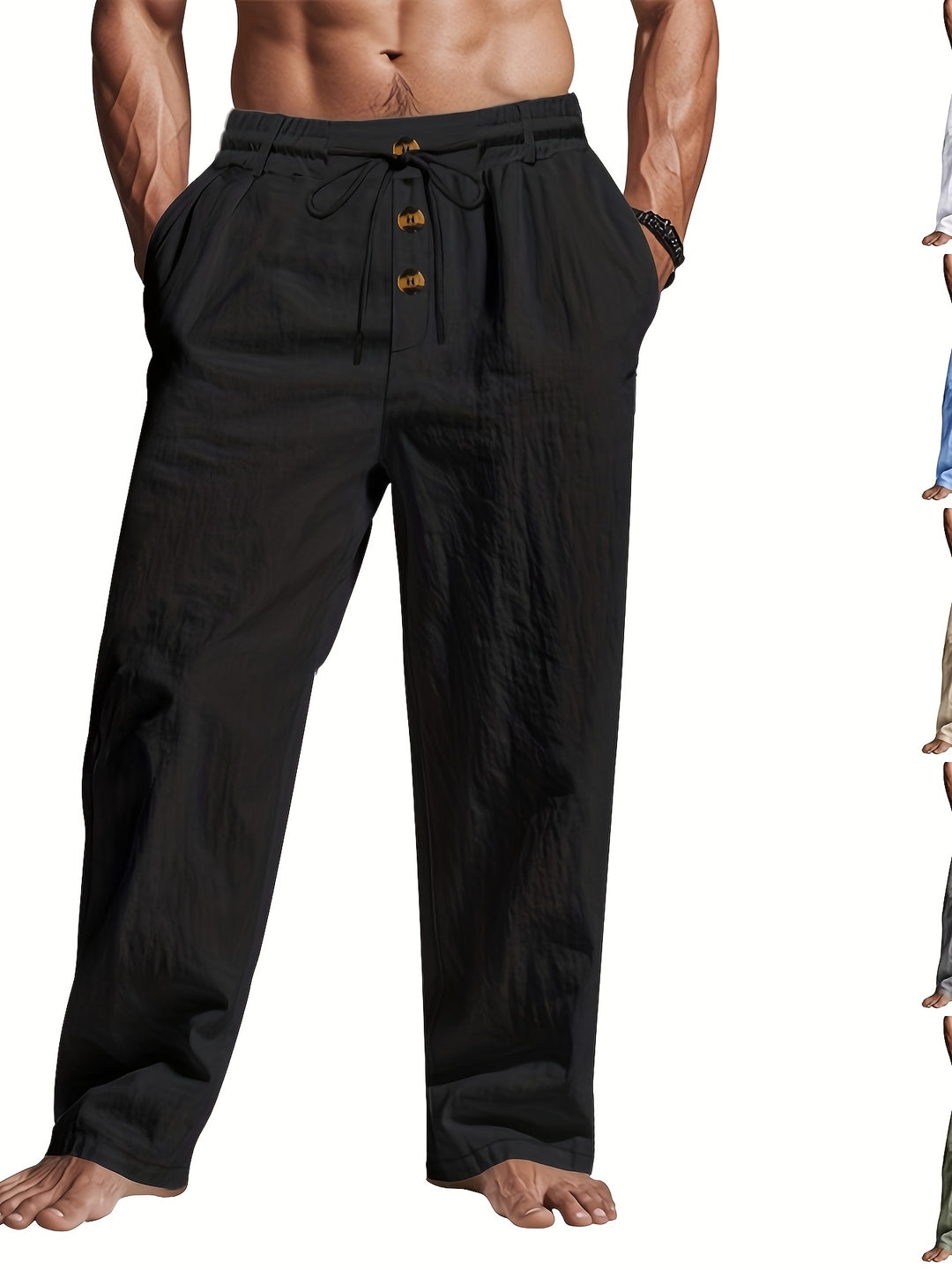 Gabriel - Pantalon Lin Léger Homme
