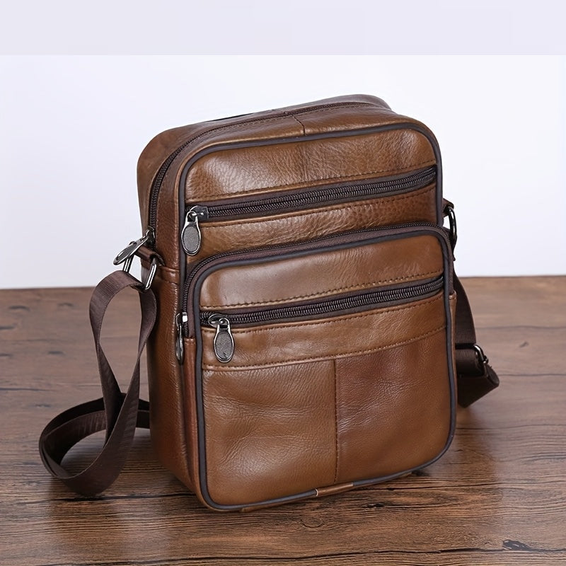 Manuel - Sacoche Cuir Pratique Homme